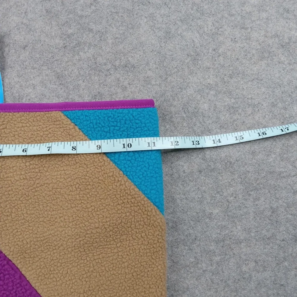 Columbia Scarf Mens‎ One Size Multicolor Fleece Cowl Gaiter Geometric Omni-Heat